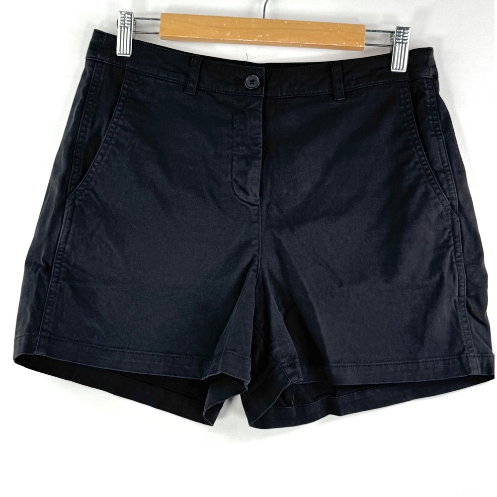 J.Crew 4" heritage chino short black preppy money classic 90s Y2K sz 4
